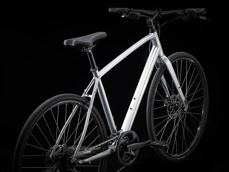 TREK FX 2 Disc Hybrid Bike in Quicksilver-1